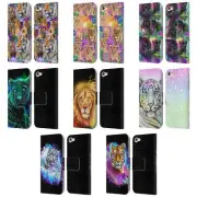 OFFICIAL SHEENA PIKE BIG CATS LEATHER BOOK WALLET CASE FOR APPLE iPOD TOUCH MP3