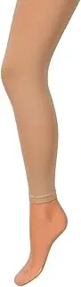 [Amaryllis] Skin Beige Colour Women 80 Denier Footless Opaque Pantyhose Stockings Hosiery Tights