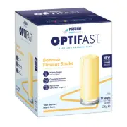 OPTIFAST VLCD Shake Banana Flavour 12 Pack 636g