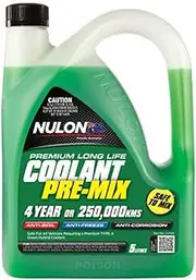 Nulon Green Premium Long Life Pre-Mix Coolant 5 Litre