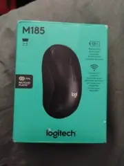 Logitech M185 Wireless Optical Mouse Black. Brand New But Open Box. Never Used