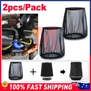 2x Universal Air/Pod Filter Cover Sock Protective Cover Dust Rain Oil 12cm*15cm
