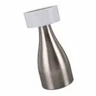 HG (Silver) Portable Led Table Lamp 3-Color Metal Table Lamp Touch Charging Lamp