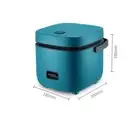 1.2L Mini Rice Cooker With Steamer One-button Control Non-sticky Liner Electric