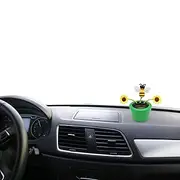 Dancing Flower - Flower Toy | Solar Powered Dancing Toys | Sunflower Solar Car Ornament | Reusable Solar Powered Car Toys, Shaking Head Car Ornaments for Bedroom, Dashboard, Home