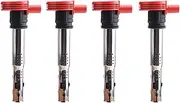 Ignition Coil 1/2/3/4PCS Car Ignition Coil For VW For Jetta ForGolf For Passat For Tiguan CC For Audi coil(4PCS)