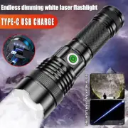 Flashlight Rechargeable White Light Torch Waterproof Work Light Camping Lantern