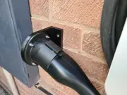 EV Charger Plug Holster 90 Degree Adaptor Hypervolt with A2 Stainless Fixings