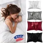 Slip Protector Home Decor Satin Pillow Case Luxury Slip Cushion Covers Silk Gift