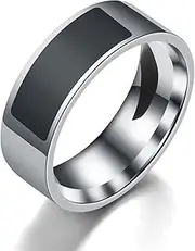 Peakloong NFC Smart Chip Ring Mobile Phone Label Smart Ring Technology NFC Wearable Smart Ring New B 1 Piece