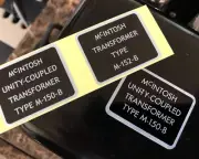 For McINTOSH MC30 AMPLIFIER TRANSFORMERS DECAL LABEL SET - REPRODUCTION DIY