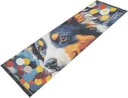 YXYZRMY Cute Border Collie Washable Runner Rug 2’ x 6’ Non Slip Runner Rug for Hallways Entryway Bedroom Floor Carpet Runner- Soft Thin Mat with Rubber Backing for Family Pet
