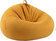 Washable Bean Bag Chair Cover(No Filler) |Microsuede Lazy Sofa Cover|Adult Beanbag Cover| Chaise Lounger Bean Bag Cover|Stuffed Animal Storage,D-110 * 120cm