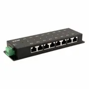 Alfa APOE08G 8 Port Passive Gigabit POE Injector Panel 12-48V