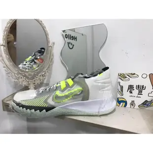 大灌體育👟 Nike Kyrie Flytrap V EP [DC8991-101] 男 籃球鞋運動厄文緩震氣墊白螢光綠