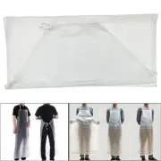 PVC Fabric Waterproof Oil-proof Anti-fouling Transparent Drawstring Apron