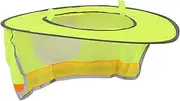 [QANYEGN] Protective Cap Sunshade, Hard Hat Sun Shade Summer, High Visibility Full Brim Mesh Neck Sunshade with Reflective Stripe