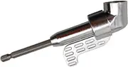 SEWACC 105 Electric Screwdriver Head Angled Drill Extension Bit Right Angle Drill Attachment Kit Drill Bit Extension Angle Driver Kit Angle Driver Attachment Angle Screw Driver Silver
