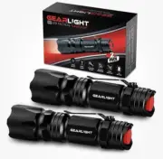 GearLight M3 Mini LED Tactical Flashlights -2 Pack, Bright, Small Flashlights