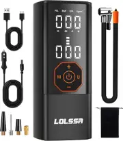 Tire Inflator Portable Air Compressor Pressure Gauge 25000mA 180PSI Pump