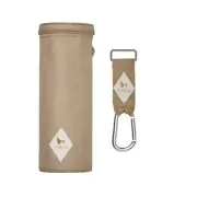 Fabelab 24cm Insulated Cold Water/Drink Holder Caramel Bottle Bag w/ Pram Strap