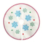 Old World Christmas Mini Snowflake Tree Skirt Ornament w