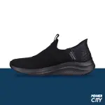 【SKECHERS】ULTRA FLEX 3.0 休閒鞋 針織 襪套 套入式 全黑 女鞋-149708WBBK