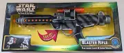 STAR WARS THE POWER OF THE FORCE ELECTRONIC BLASTER RIFLE LIGHT AND LASER SOUNDS