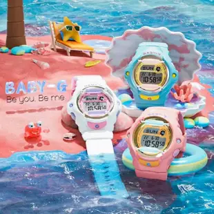 【CASIO 卡西歐】BABY-G 夏日海灘 休閒數位 三款色系可選(BG-169PB-2/BG-169PB-4/BG-169PB-7)