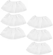 Ipetboom 6pcs Vacuum Cleaner Bag Nail Dust Bag Air Vent Fan Nail Art Accessories Non- Woven Dust Pouches Nail Collector Pouch Vacum Cleaners Non-woven Fabric Major Container White