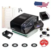 Versatile Time Clock & Date Stamp Bundle with 50 Time Cards for Small Business