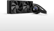 NZXT Kraken Plus 240 - AIO CPU Liquid Cooler - 240mm Radiator - 2 x F120P Fans - Adjustable 1.54" Square LCD - AMD® AM5, AM4 - Intel® LGA 1851/1700, 1200/115X - Black