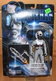 NEW! Capt. Picard in Spacesuit, Star Trek First Contact - Playmates 1996 NIB