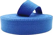 Webbing Strap，Nylon Webbing， Nylon Heavy Duty Webbing Strap for Bags 10 Yards 25mm/38mm Polyester Cotton Canvas Belt Webbing Backpack Strap Luggage Accessories Bag Making Sewing DIY Craft(Blue,38MM)