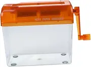 GARENDE Paper Shredder Handheld Mini Hand Crank Shredder for Portrait Bills Photos
