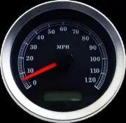 DS 4 in MPH Black Face Programmable Speedo Dyna Super Glide Custom 06-11