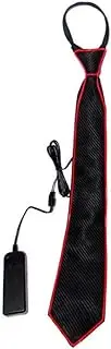 [Yardenfun] Led Flashing Tie Light up Necktie for Party Luminous Necklace Accessory Safe Eye-catching