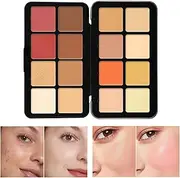 Carla's Secret 16 Color Cream Concealer Palette - Long-Wearing Full Coverage Makeup, Color Correcting Foundation