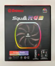 Enermax SquARGB 3-Fan Pack/1x RGB Control Box (UCSQARGB12P-BP3)