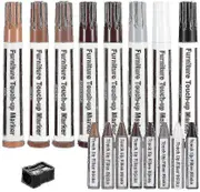 Furniture Kit,wood Touch Up Pens,laminate Repair,wax For Repair,furniture Markers Touch Up,set Of 17