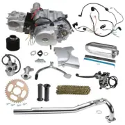 125cc 4 Stroke Semi Auto w/ Reverse Engine Motor Quad ATV Buggy Go Kart Drift