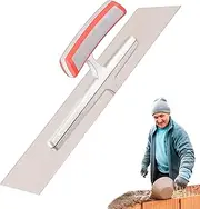 Cement Trowel, Flat Concrete Finishing Tools, Ergonomic Grout Trowel, Lightweight Trowel Concrete Tool For Concrete Cement Drywall Plastering Sheetrock Wallboard