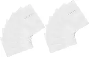 Baluue Gentle Nail Polish Remover Sheets Aluminum Foil Soak off Pads for Home Salon