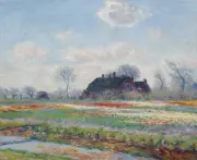 Tulip Fields at Sassenheim 1886, Claude Monet, Wall Decor Art Print 11" x 14"