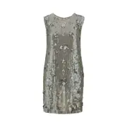 [P.A.R.O.S.H.] P. A.R. O.S. H. 'Glow' sequinned mini dress Woman M M Grey