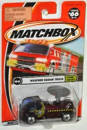 Matchbox 2001 #66 Weather Radar Truck MOC VHTF Storm Watch 92279