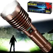Flashlights 2400.000 High Lumens Rechargeable, Super Bright Flash Light, 5 Mo...