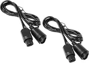 2pcs CONTROLLER EXTENSION Cable Lead for NINTENDO 64 Control Gamepad N64 extend reach