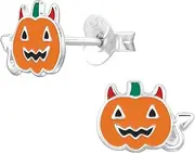 [Katy Craig] Halloween Pumpkin Earrings 925 Sterling Silver, Sterling Silver