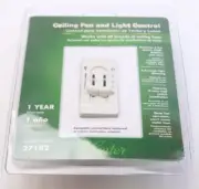Hunter Ceiling Fan Wall Light Fan Speed Switch New 27182 3-Wire System